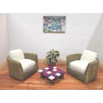 Dolls House Table Tiled Pink Purple and White Low Coffee Occasional Miniature Furniture 1:12 Scale