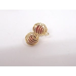 Dolls House Christmas Tree Decorations 12 Red & Gold Miniature Baubles and Trinkets 1:12th Scale