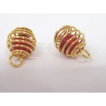 Dolls House Christmas Tree Decorations 12 Miniature Baubles and Trinkets Red Green Gold 1:12th Scale