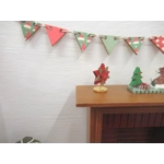 Dolls House Christmas Bunting 1:12 Scale Miniature Garland Decoration