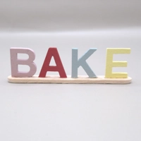 Dolls House Kitchen Bake Word Ornament 1:12th Scale Miniature Accessory
