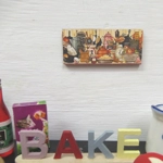 Dolls House Kitchen Bake Word Ornament 1:12th Scale Miniature Accessory