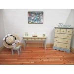 Dolls House Hat Black & White with Satin Roses and Bow Miniature Clothes Accessory 1:12 Scale