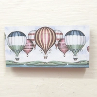 Dolls House Picture Hot Air Balloons Miniature Wall Decor Accessory 1:12 Scale