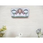 Dolls House Picture Hot Air Balloons Miniature Wall Decor Accessory 1:12 Scale