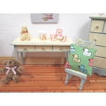 Dolls House Cushion Ducks Pattern Handmade Throw Pillow 1:12 Scale Nursery Miniature