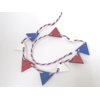 Dolls House Bunting Red White and Blue Miniature 4th July Decoration 1:12 Scale