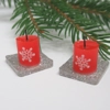 Dolls House Christmas Candles 1:12 Scale Xmas Miniature Decoration