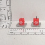 Dolls House Christmas Candles 1:12 Scale Xmas Miniature Decoration