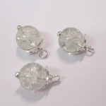 Dolls House Christmas Tree Decorations 12 Silver Miniature Baubles 1:12th Scale