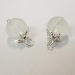 Dolls House Christmas Tree Decorations 12 Silver Miniature Baubles 1:12th Scale