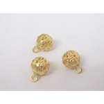 Dolls House Christmas Tree Decorations 12 Rainbow Gold Baubles 1:12th Scale Miniature Ornaments