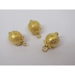 Dolls House Christmas Tree Decorations 12 Rainbow Gold Baubles 1:12th Scale Miniature Ornaments
