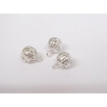 Dolls House Christmas Tree Decorations 12 Lilac Silver Miniature Baubles and Stars 1:12th Scale