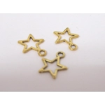 Dolls House Christmas Tree Decorations 12 Blue Gold Miniature Baubles and Stars 1:12th Scale