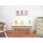 Dolls House Nursery Picture Peter Rabbit Miniature Baby's Bedroom Wall Decor 1:12 Scale