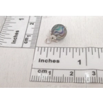 Dolls House Christmas Tree Decorations 6 Rainbow Silver Miniature Glass Baubles 1:12th Scale