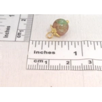 Dolls House Christmas Tree Decorations 12 Red Green Gold Glass Baubles 1:12th Scale