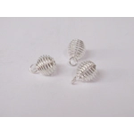 Dolls House Christmas Tree Decorations 12 Red Silver Baubles Miniature Ornaments 1:12th Scale