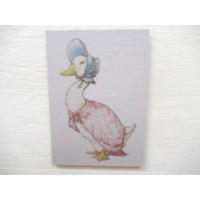 Dolls House Nursery Picture Jemima Puddle Duck Peter Rabbit Theme Miniature Wall Art 1:12 Scale