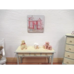 Dolls House Miniature Nursery Wall Picture The 'Dolls House' featured in 'Two Bad Mice' 1:12 Scale