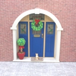 Dolls House Christmas Topiary Pom Pom Miniature Decoration 1:12th Scale