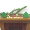 Dolls House Christmas Noel Word and Miniature Xmas Trees 1:12 Scale Ornament Decoration