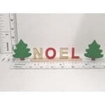 Dolls House Christmas Noel Word and Miniature Xmas Trees 1:12 Scale Ornament Decoration
