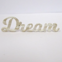 Dolls House Dream Word Miniature Ornament Cream and Gold Colours 1:12th Scale