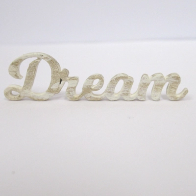 Dolls House Dream Word Miniature Ornament Cream and Gold Colours 1:12th Scale