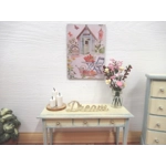 Dolls House Dream Word Miniature Ornament Cream and Gold Colours 1:12th Scale
