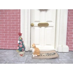 Dolls House Christmas Tree Candy Cane Miniature Topiary 1:12 Scale Xmas Decoration