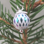 Dolls House Christmas Tree Decorations 8 Multi Colour Baubles Miniature Ornaments 1:12th Scale