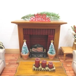 Dolls House Merry Christmas Ornament 1:12th Scale Miniature Xmas Decoration