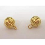 Dolls House Christmas Tree Decorations 12 Red Gold Miniature Baubles and Trinkets 1:12th Scale