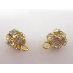 Dolls House Christmas Tree Decorations 12 Red Gold Miniature Baubles and Trinkets 1:12th Scale