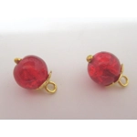 Dolls House Christmas Tree Decorations 12 Red Gold Miniature Baubles and Trinkets 1:12th Scale