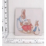 Dolls House Nursery Picture Peter Rabbit Theme Miniature Wall Decor Accessories 1:12 Scale
