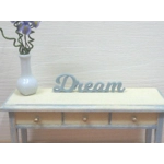 Dolls House Ornament Dream Word Blue Bedroom Miniature 1:12th Scale