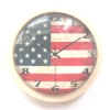 Dolls House Clock USA Flag Miniature Wall Decor 1:12 Scale