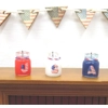 Dolls House Candles USA Flag 4th July Decoration 1:12th Scale