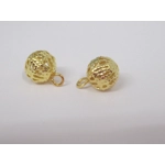 Dolls House Christmas Tree Decorations 12 Red Gold Miniature Baubles and Trinkets 1:12th Scale