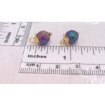 Dolls House Christmas Tree Decorations 8 Multi Colour Faceted Mini Baubles 1:12th Scale