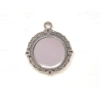 Dolls House Mirror in a Silver Colour Frame 1:12th Scale Miniature Wall Decor Accessories