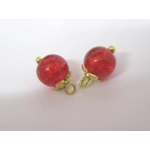 Dolls House Christmas Tree Decorations 12 Red and Gold Miniature Baubles and Trinkets 1:12th Scale