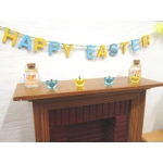 Dolls House Happy Easter Miniature Garland Decoration 1:12th Scale