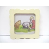 Dolls House Nursery Picture Winnie the Pooh Eeyore’s Tail Framed 1:12 Scale Miniature Wall Decor
