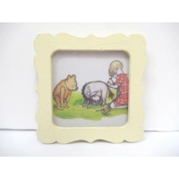 Dolls House Nursery Picture Winnie the Pooh Eeyore’s Tail Framed 1:12 Scale Miniature Wall Decor