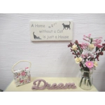 Dolls House Dream Word Pink Ornament Miniature Decor Accessories 1:12th Scale