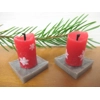 Dolls House Christmas Candles Xmas Miniature Decor Accessories 1:12 Scale